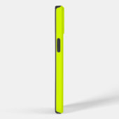 Monogram Naam Fluorescent Chartreuse Yellow Neon Case-Mate iPhone Case (Achterkant / Rechts)