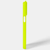 Monogram Naam Fluorescent Chartreuse Yellow Neon Case-Mate iPhone Case (Achterkant / Rechts)