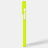 Monogram Naam Fluorescent Chartreuse Yellow Neon Case-Mate iPhone Case (Achterkant / Links)