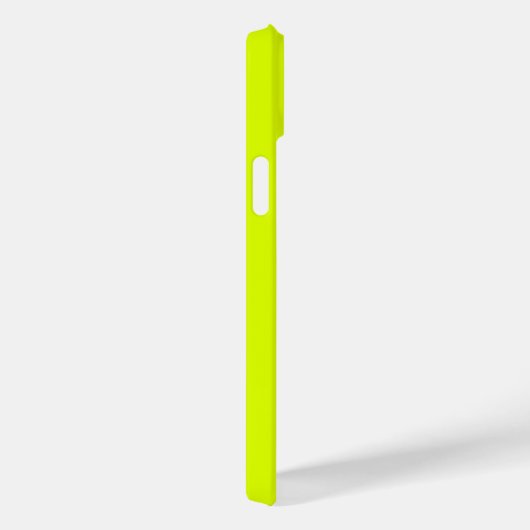 Monogram Naam Fluorescent Chartreuse Yellow Neon Case-Mate iPhone Case (Achterkant / Rechts)