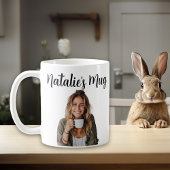 Monogram Naam Foto Gift Koffiemok