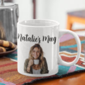 Monogram Naam Foto Gift Koffiemok