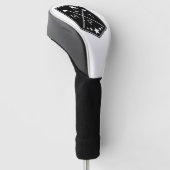  Monogram Naam Gepersonaliseerd Golfheadcover (Schuin)