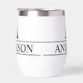 Monogram naam gepersonaliseerd klassiek  (Rechts)