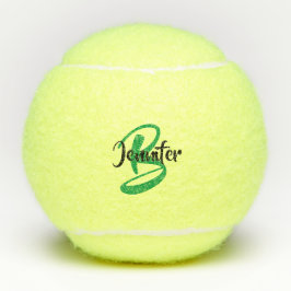 Monogram Naam Gepersonaliseerd Tennisballen