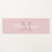 Monogram Naam Gepersonaliseerd Yogamat (Voorkant (horizontaal))