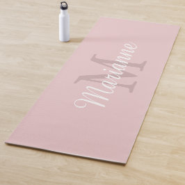 Monogram Naam Gepersonaliseerd Yogamat