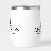 Monogram naam gepersonaliseerde klassieker (Links)