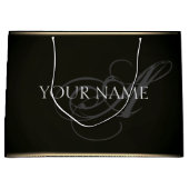 Monogram naam Gold Minimal Luxury Brand Beauty VIP Groot Cadeauzakje (Voorkant)