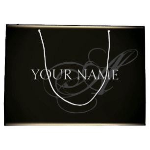 Monogram naam Gold Minimal Luxury Brand Beauty VIP Groot Cadeauzakje