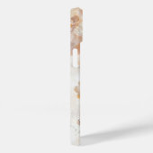Monogram Naam Initiaal Elegante Bloemrijke Waterve Case-Mate iPhone Case (Achterkant / Rechts)