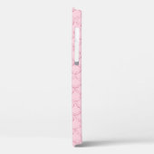 Monogram Naam Initiaal Roze Zeemeermin Schaaltjes  Case-Mate iPhone Case (Achterkant / Links)