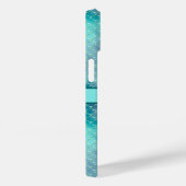Monogram naam initiaal zeemeermin blauw paars groe Case-Mate iPhone case (Achterkant / Rechts)