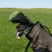 monogram (naam & initialen golfer) golfheadcover (Insitu)