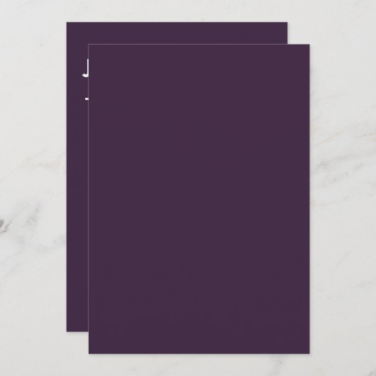 monogram, naam, kaart (Voorkant / Achterkant)