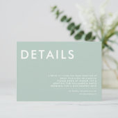 monogram, naam, kaart (Staand voorkant)