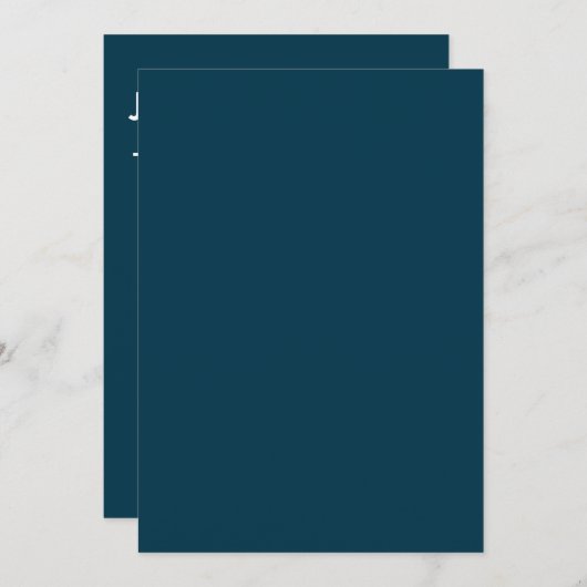 monogram, naam, kaart (Voorkant / Achterkant)