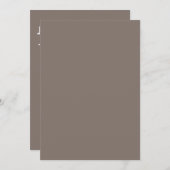 monogram, naam, kaart (Voorkant / Achterkant)