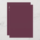 monogram, naam, kaart (Voorkant / Achterkant)