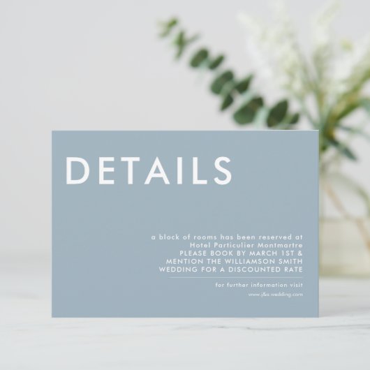 monogram, naam, kaart (Staand voorkant)