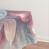 Monogram naam kerstboom ornamenten waterverf tafelkleed (Voorbeeld)