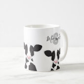 Monogram Naam Koe Dier Koffiemok (Voorkant rechts)
