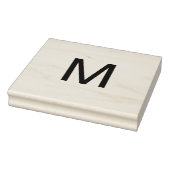 Monogram naam letter initiaal letter eenvoudig toe rubberstempel (Stempel)