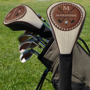  monogram naam Logo Golfheadcover