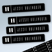 Monogram & naam Modern | IJzer-on kleding Labels