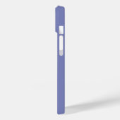 Monogram naam Modern Periwinkle Case-Mate iPhone Case (Achterkant / Links)