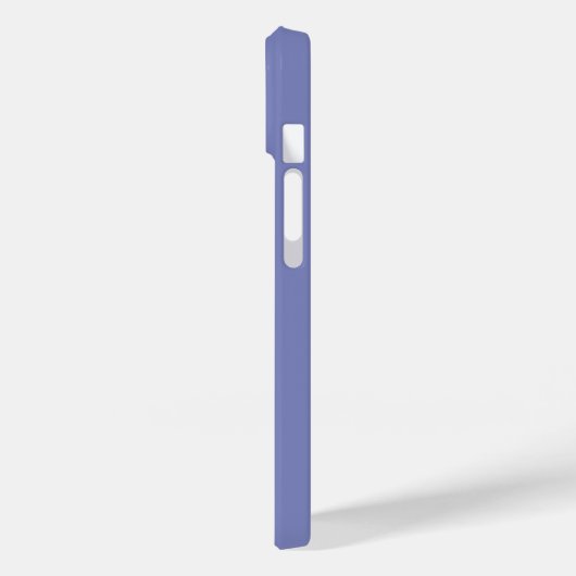 Monogram naam Modern Periwinkle Case-Mate iPhone Case (Achterkant / Links)