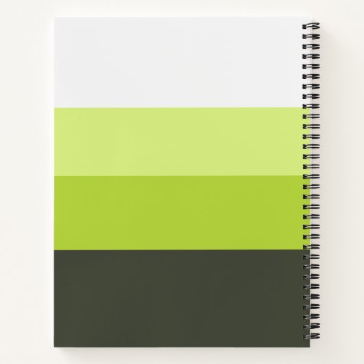 monogram, naam, notitieboek (Achterkant)