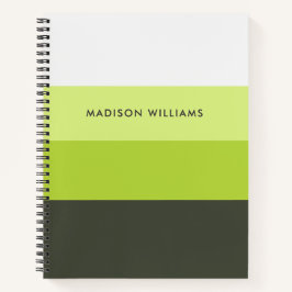 monogram, naam, notitieboek