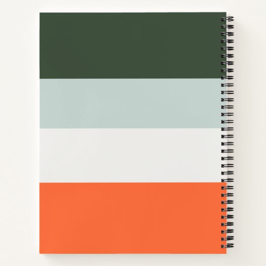 monogram, naam, notitieboek (Achterkant)