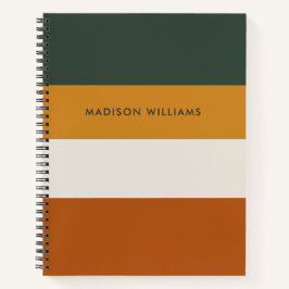 monogram, naam, notitieboek