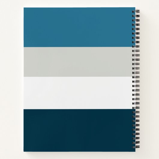 monogram, naam, notitieboek (Achterkant)