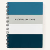 monogram, naam, notitieboek (Voorkant)