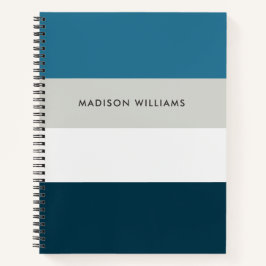 monogram, naam, notitieboek