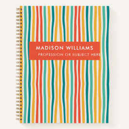 monogram, naam, notitieboek