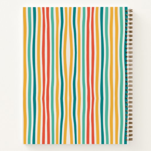 monogram, naam, notitieboek (Achterkant)