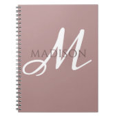 Monogram Naam Notitieboek Journal (Voorkant)