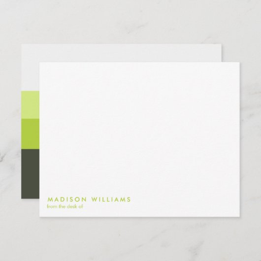 monogram, naam, notitiekaartje (Voorkant / Achterkant)