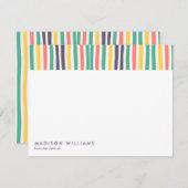 monogram, naam, notitiekaartje (Voorkant / Achterkant)