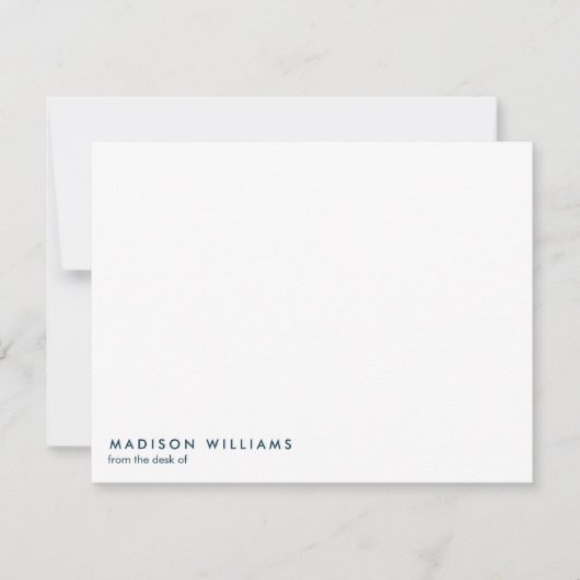 monogram, naam, notitiekaartje (Voorkant)