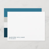 monogram, naam, notitiekaartje (Voorkant / Achterkant)