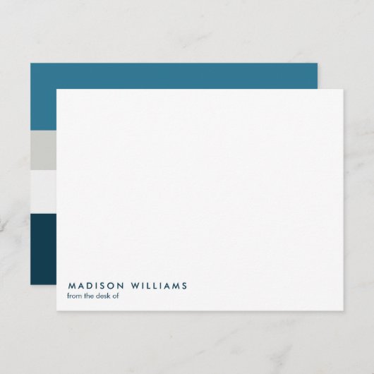 monogram, naam, notitiekaartje (Voorkant / Achterkant)