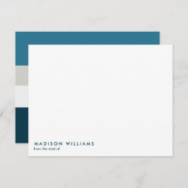 monogram, naam, notitiekaartje