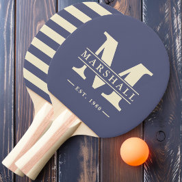 Monogram & naam overlay polo Lavender Breeze Tafeltennisbatje