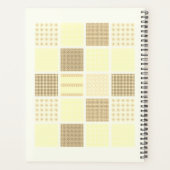 Monogram Naam Patroon 2025 Modern Planner (Achterkant)