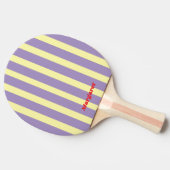 Monogram naam Ping Pong Bat Tafeltennisbatje (Zijkant)